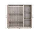 DUBLIN 3 DOOR LOW WARDROBE LIGHT OAK