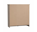 DUBLIN 3 DOOR LOW WARDROBE DARK OAK