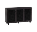 ALMO 3 DOOR SHOE CABINET LIGHT CAPPUCCINO