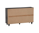 ALMO 3 DOOR SHOE CABINET LIGHT CAPPUCCINO