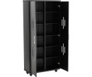 HASTING 2 DOOR SHOE CABINET BLACK