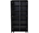 HASTING 2 DOOR SHOE CABINET BLACK