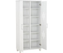 HASTING 2 DOOR SHOE CABINET WHITE