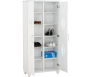 HASTING 2 DOOR SHOE CABINET WHITE