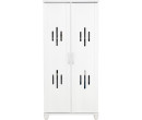 HASTING 2 DOOR SHOE CABINET WHITE