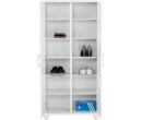 HASTING 2 DOOR SHOE CABINET WHITE