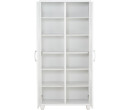 HASTING 2 DOOR SHOE CABINET WHITE