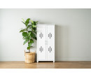 HASTING 2 DOOR SHOE CABINET WHITE