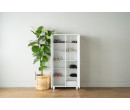 HASTING 2 DOOR SHOE CABINET WHITE