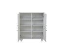 HASTING 2 DOOR SHOE CABINET WHITE