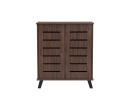 IRAN 2 DOOR SHOE CABINET NATURAL WALNUT