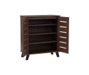 IRAN 2 DOOR SHOE CABINET NATURAL WALNUT