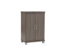 COLUMBUS 2 DOOR SHOE CABINET GREY BEECHWOOD