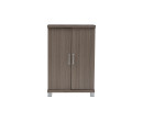 COLUMBUS 2 DOOR SHOE CABINET GREY BEECHWOOD
