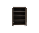 COLUMBUS 2 DOOR SHOE CABINET GREY BEECHWOOD