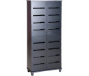 HEDRIC 4 DOOR SHOE CABINET BLACK