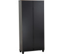 HEDRIC 4 DOOR SHOE CABINET BLACK/WHITE