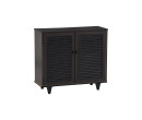 ALMO 2 DOOR SHOE CABINET LIGHT CAPPUCCINO