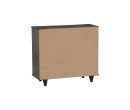 ALMO 2 DOOR SHOE CABINET LIGHT CAPPUCCINO
