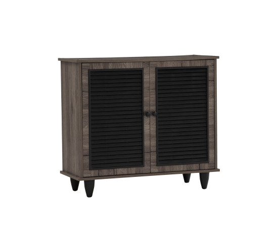 ALMO 2 DOOR SHOE CABINET FLETON OAK