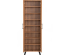 EVERETT 2 DOOR SHOE CABINET BLACK/NATURAL OAK