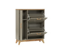 LOGOS SHOE CABINET OAK/GREY