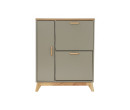 LOGOS SHOE CABINET OAK/GREY