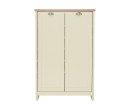 FARO SHOE CABINET CREAM/OAK