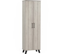 EVERETT 2 DOOR SHOE CABINET BLACK/LIGHT OAK