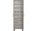 EVERETT 2 DOOR SHOE CABINET BLACK/LIGHT OAK