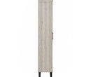 EVERETT 2 DOOR SHOE CABINET BLACK/LIGHT OAK