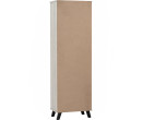 EVERETT 2 DOOR SHOE CABINET BLACK/LIGHT OAK