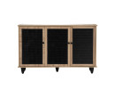 ALMO 3 DOOR SHOE CABINET SONOMA OAK