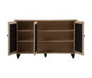 ALMO 3 DOOR SHOE CABINET SONOMA OAK