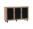 ALMO 3 DOOR SHOE CABINET SONOMA OAK ALMO 3 DOOR SHOE CABINET SONOMA OAK