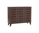 IRAN 3 DOOR SHOE CABINET NATURAL WALNUT