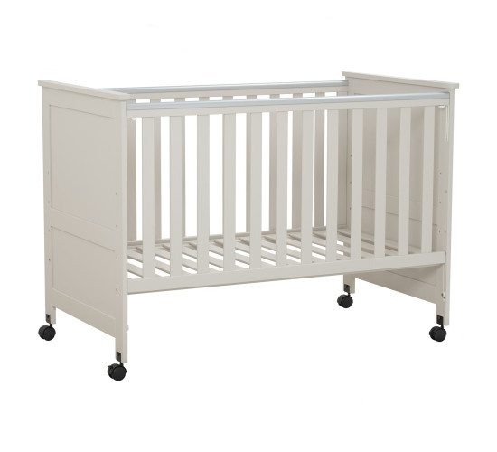 IVY BABY COT SOFTONE GREY