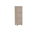 NAOMI 3 DOOR STORAGE BOX WITH LOCK EBONNESE