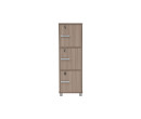 NAOMI 3 DOOR STORAGE BOX WITH LOCK EBONNESE