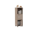 NAOMI 3 DOOR STORAGE BOX WITH LOCK EBONNESE