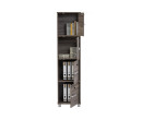 NAOMI 4 DOOR STORAGE BOX WITH LOCK SONOMA DARK