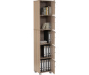 NAOMI 5 DOOR STORAGE BOX WITH LOCK EBONNESE