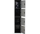 OPTIMUS FOUR TIER LOCKER GREY/BLACK