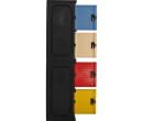 OPTIMUS FOUR TIER LOCKER BEIGE/YELLOW/BLUE/RED