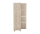 CODEY 4 DOOR STORAGE BOX WITH LOCK & LEG SILVER/GREY LINE