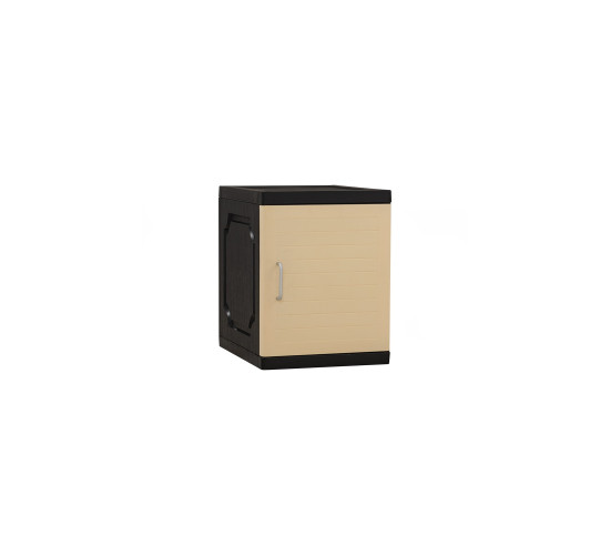 OPTIMUS CUBE WITH HANDLE BEIGE/BLACK