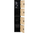 OPTIMUS FOUR TIER LOCKER BEIGE/BLACK