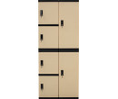 OPTIMUS FOUR TIER LOCKER BEIGE/BLACK