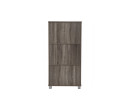 NAOMI 6 DOOR STORAGE BOX WITH LOCK SONOMA DARK