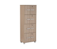 NAOMI 8 DOOR STORAGE BOX WITH LOCK EBONNESE